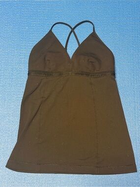 lululemon athletica Black Strappy Tank Top